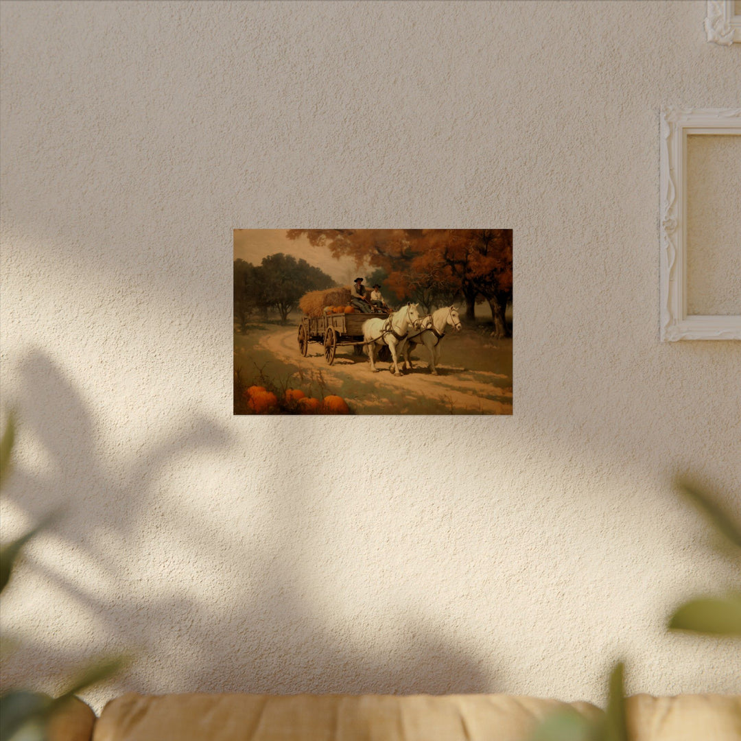 Fathers & Sons, Autumn Ride | Fine Art Print