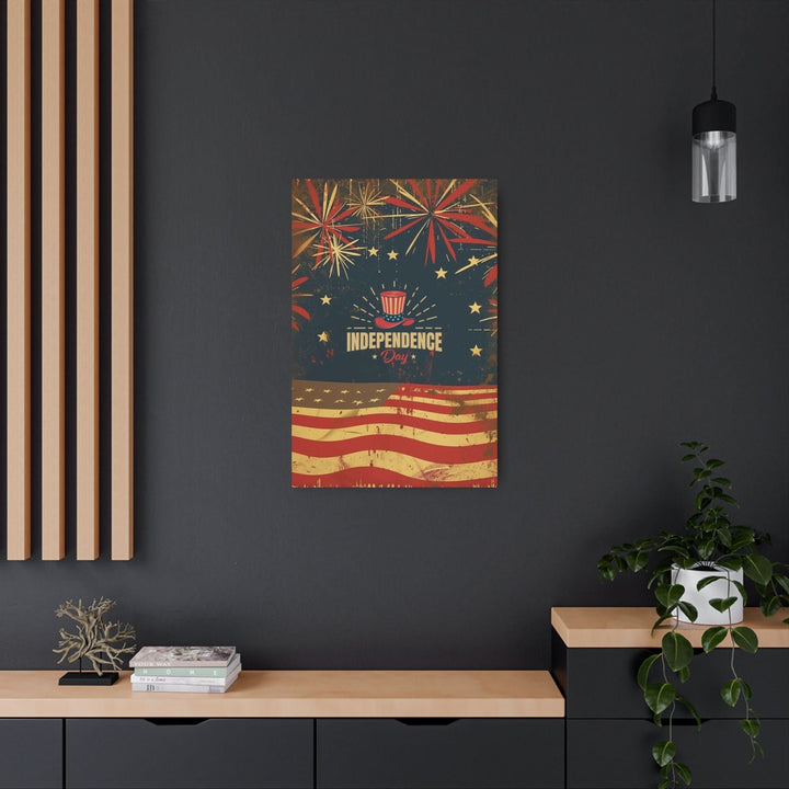 Red, White &amp; Boom – Patriotic Vintage Metal Sign - Home Decor - Texas Cowboy Creations