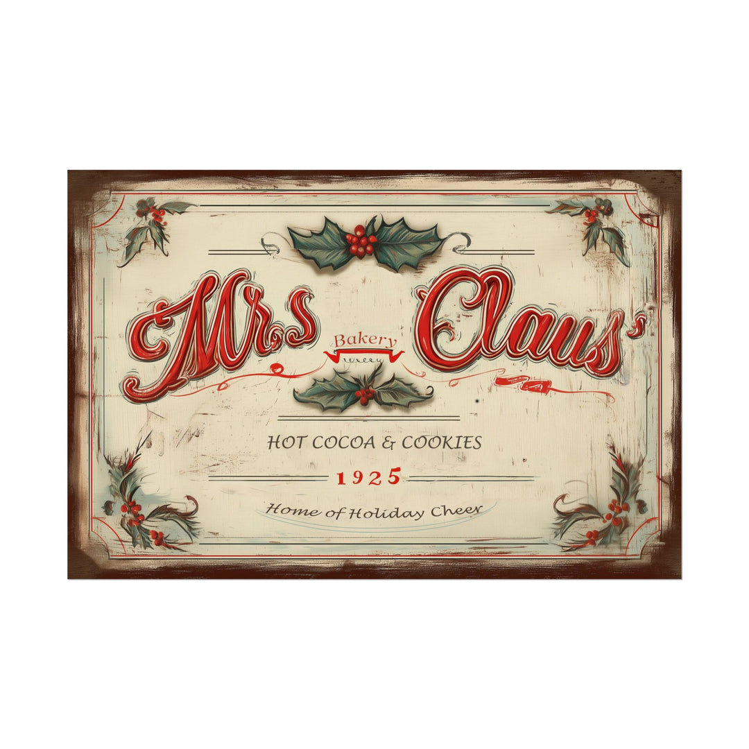 Mrs. Claus’ Bakery | Fine Art Print