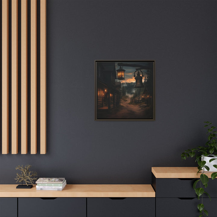 Dusty Trails and Evening Bells - Framed Square - Texas Cowboy Creations