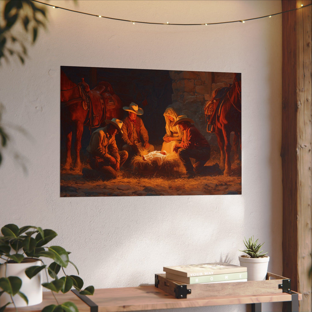 Cowboy Nativity | Fine Art Print