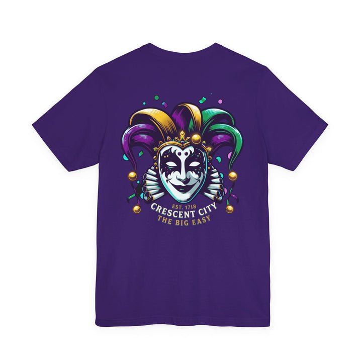 Mardi Gras Jester — New Orleans Carnival Tee - T-Shirt - Texas Cowboy Creations