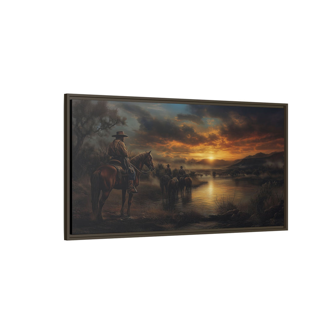 Stewards of the Lone Star Legacy - Framed Horizontal - Texas Cowboy Creations