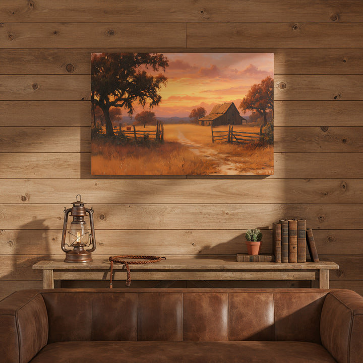 Where Time Rests - Canvas - Texas Cowboy Creations