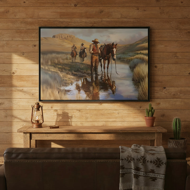 Lone Star Guardians - Canvas - Texas Cowboy Creations