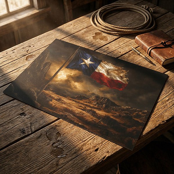 Lone Star Resilience | Fine Art Print - Poster - Texas Cowboy Creations