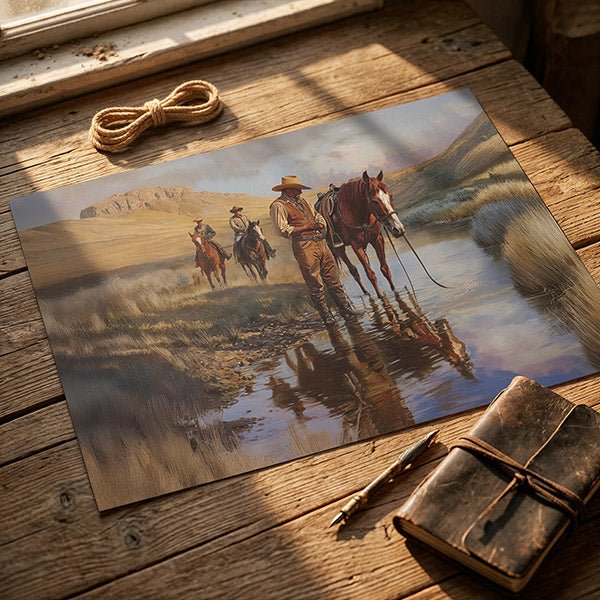 Lone Star Guardians | Fine Art Print - Poster - Texas Cowboy Creations