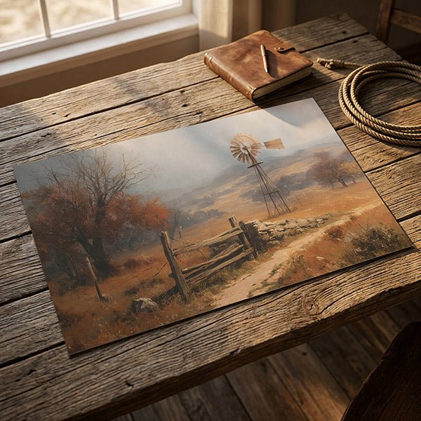 Balcones Autumn | Fine Art Print - Poster - Texas Cowboy Creations
