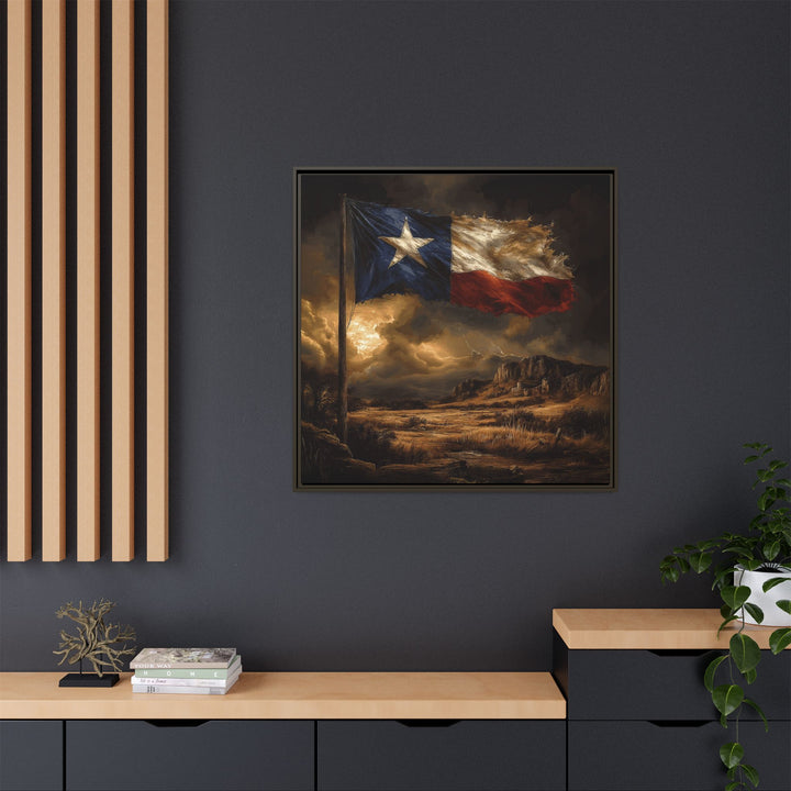 Lone Star Resilience - Framed Horizontal - Texas Cowboy Creations