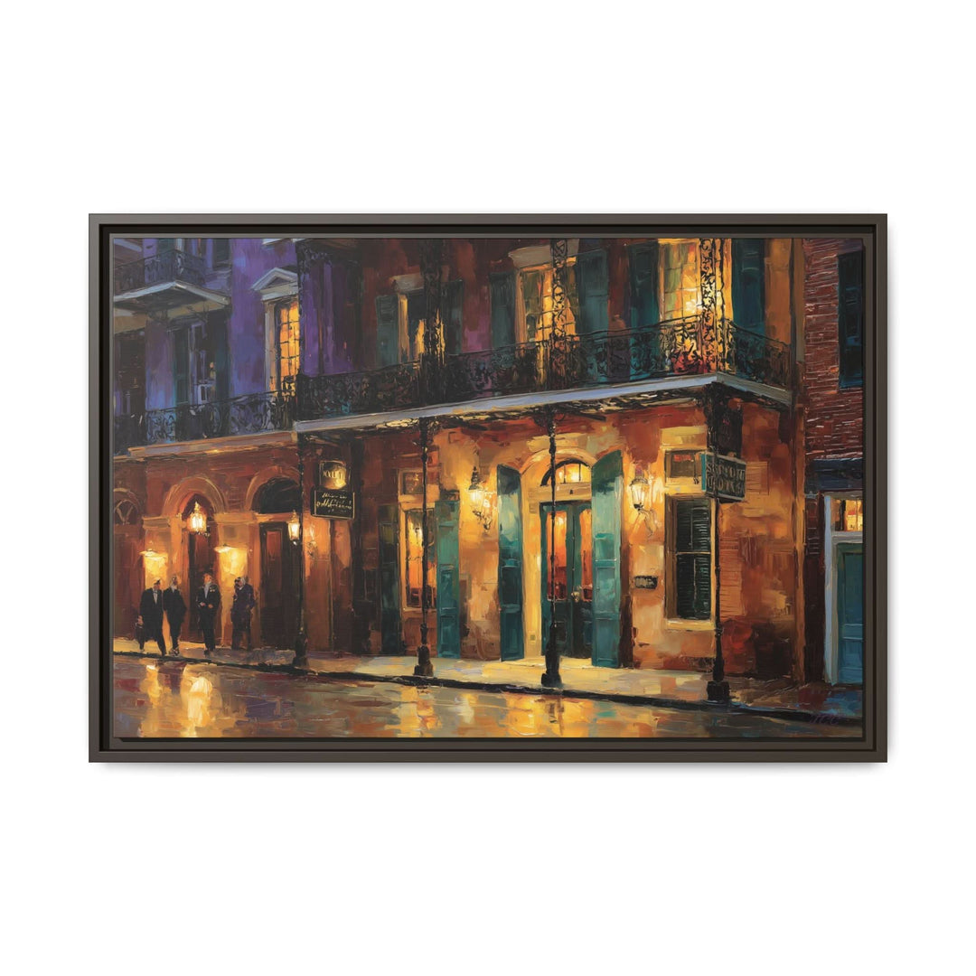 Lantern Light, French Quarter - Canvas - Texas Cowboy Creations