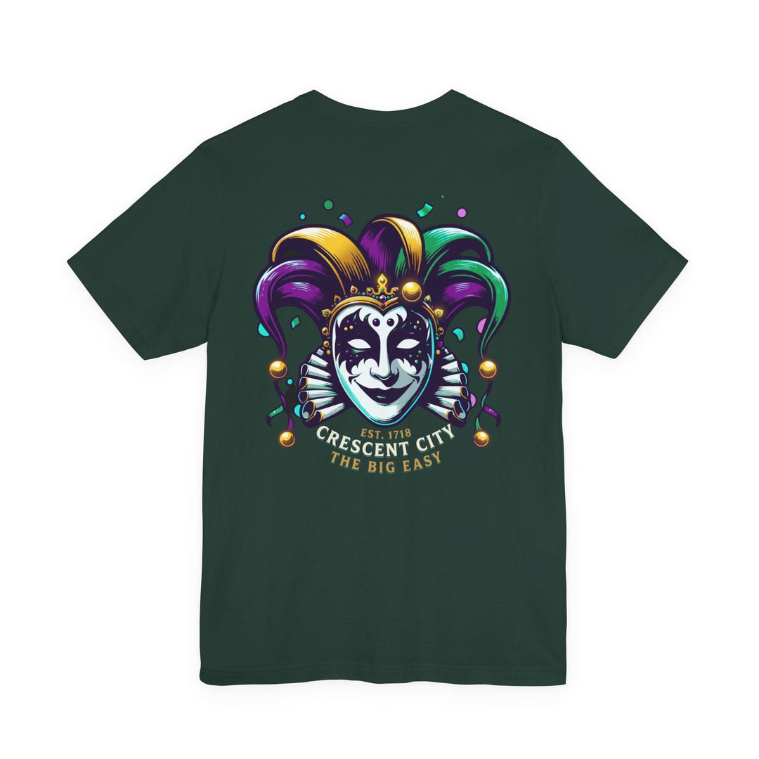 Mardi Gras Jester — New Orleans Carnival Tee - T-Shirt - Texas Cowboy Creations