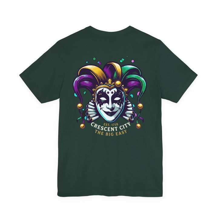 Mardi Gras Jester — New Orleans Carnival Tee - T-Shirt - Texas Cowboy Creations