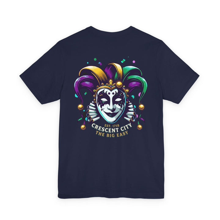 Mardi Gras Jester — New Orleans Carnival Tee - T-Shirt - Texas Cowboy Creations
