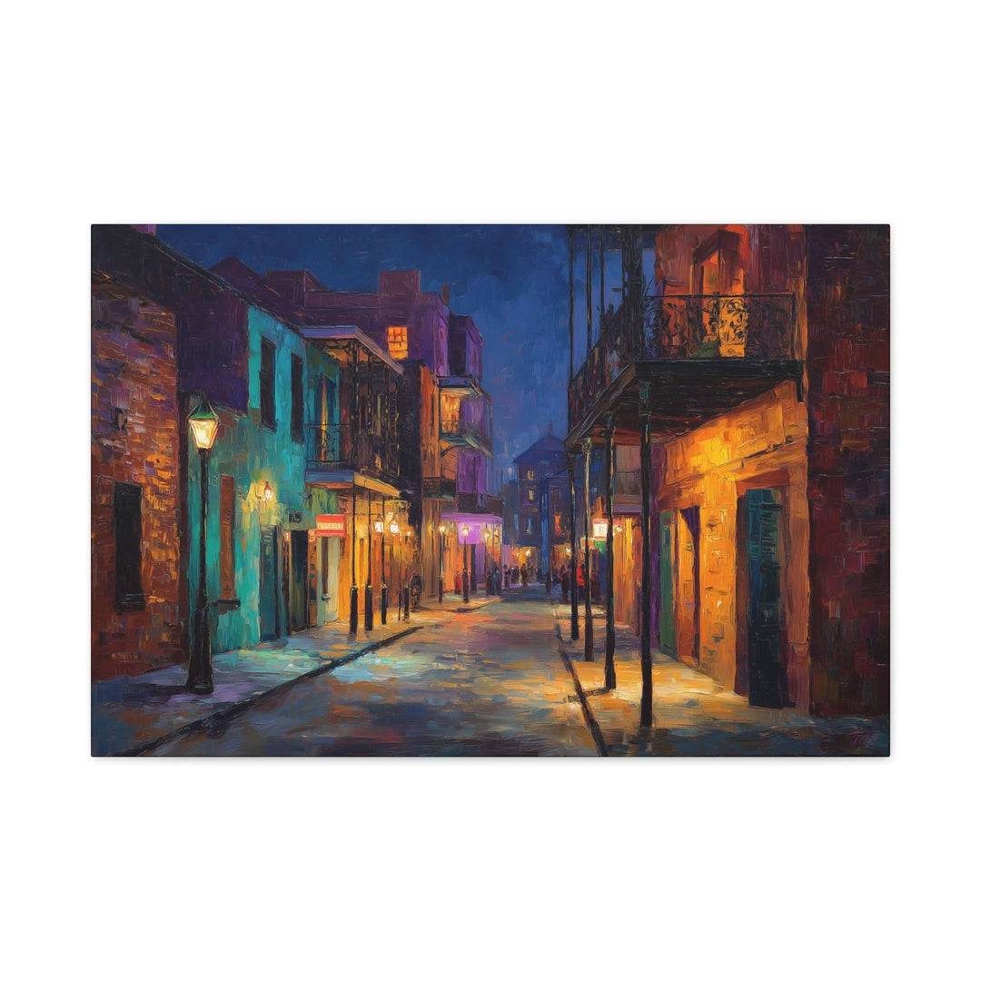Quiet Night on Royal Street Canvas - Canvas - Texas Cowboy Creations