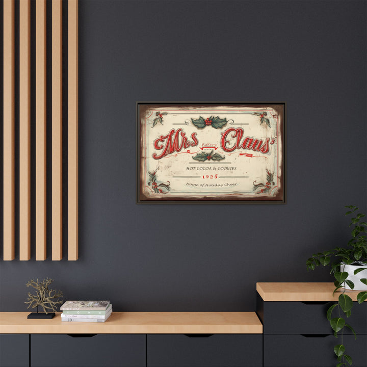 Mrs. Claus’ Bakery Framed