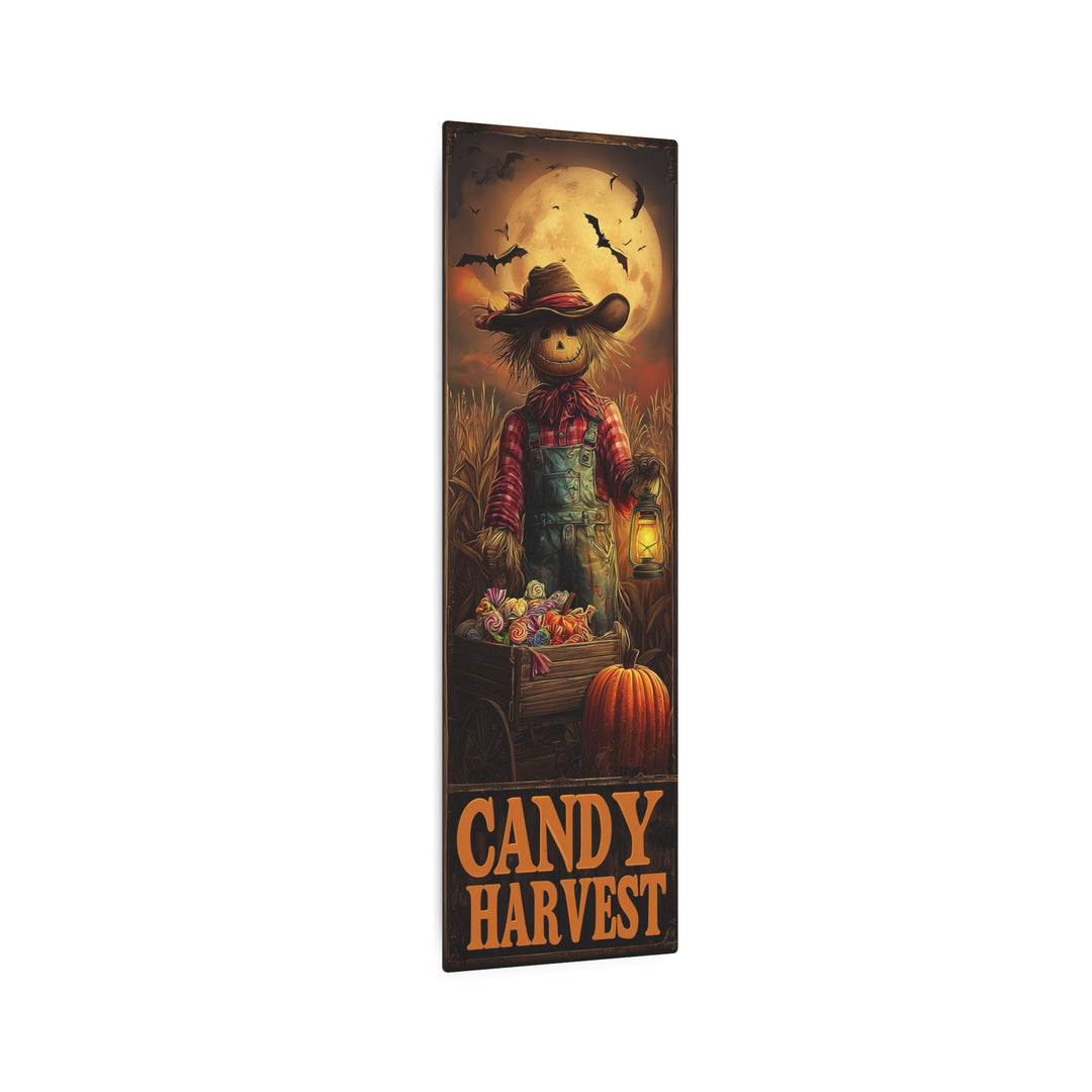 Candy Harvest – Moonlit Scarecrow Halloween - Texas Cowboy Creations