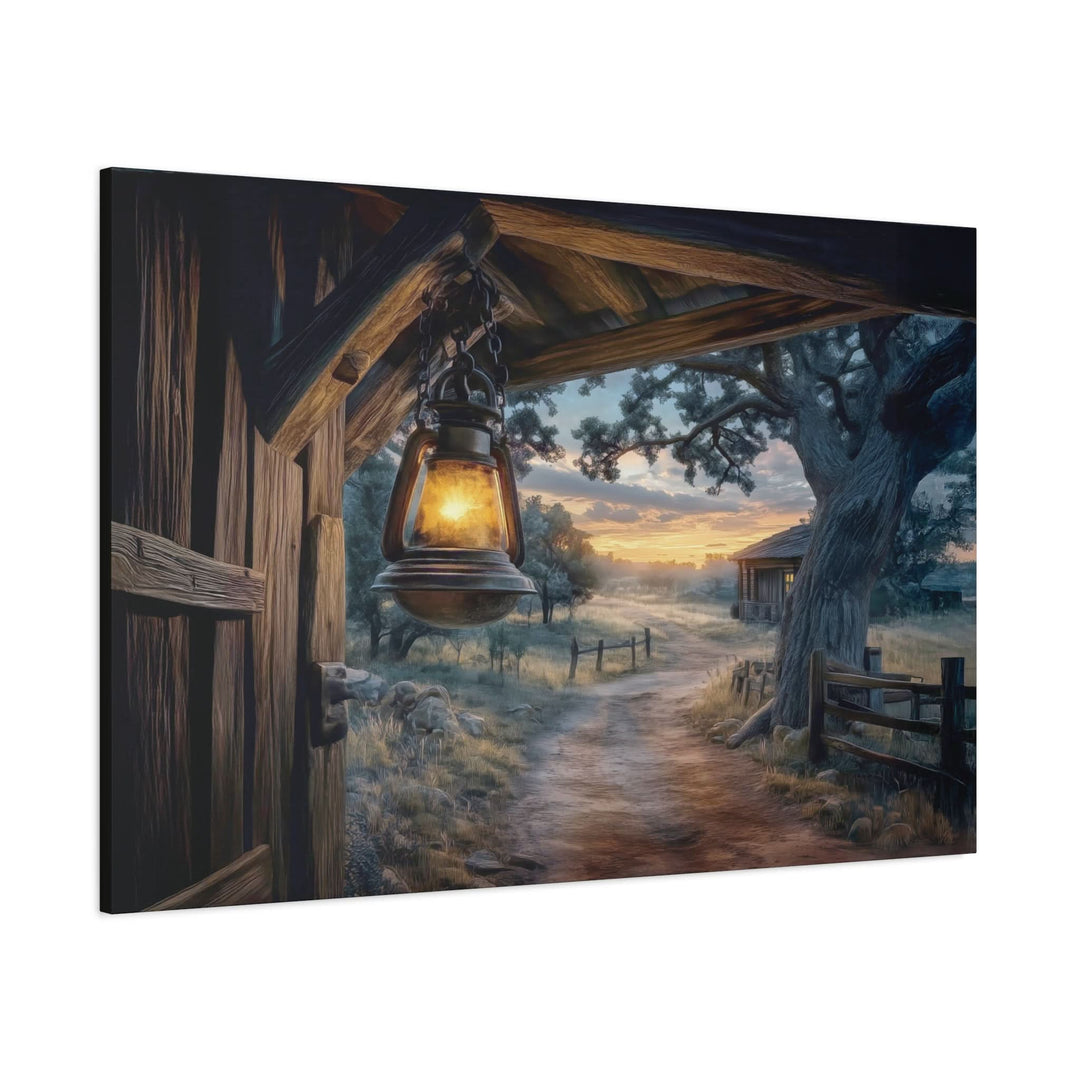 Texas Hill Country Sunset - Canvas - Texas Cowboy Creations