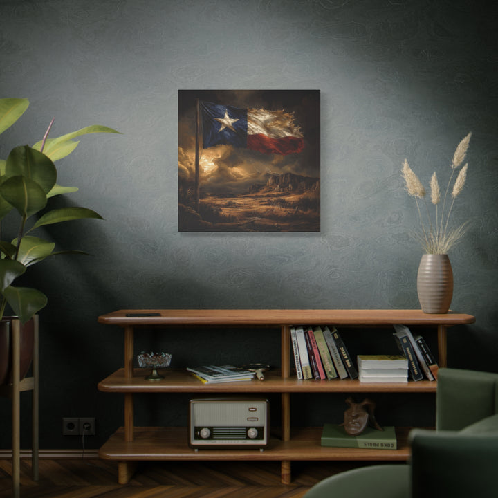 Lone Star Resilience - Square Canvas - Texas Cowboy Creations