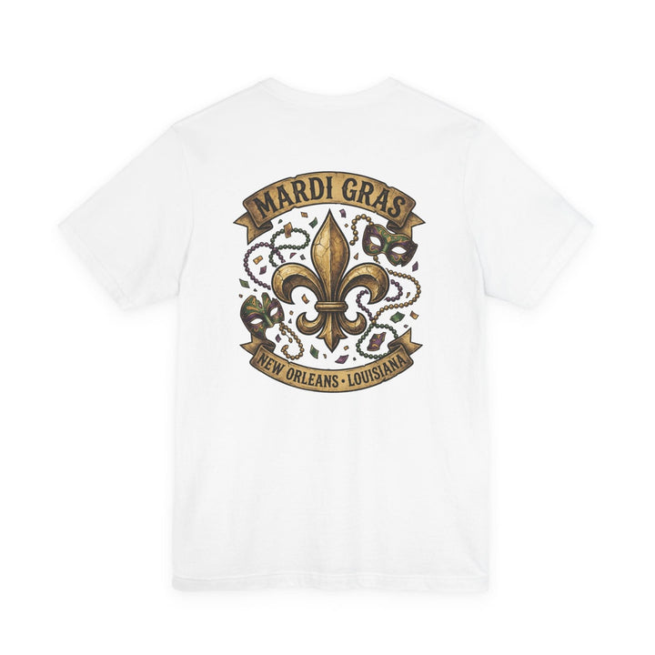 Mardi Gras Fleur - de - Lis Tee | New Orleans, Louisiana - T-Shirt - Texas Cowboy Creations