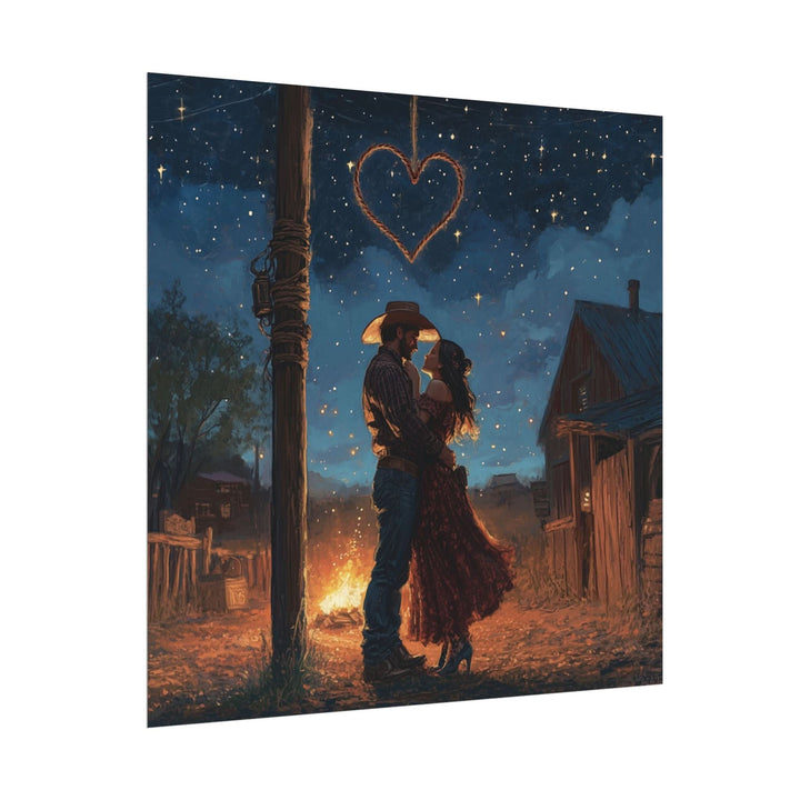 Under the Lone Star Sky | Fine Art Print - Poster - Texas Cowboy Creations