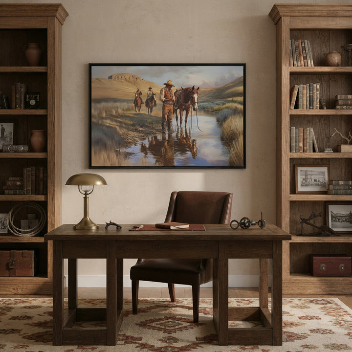 Lone Star Guardians - Canvas - Texas Cowboy Creations