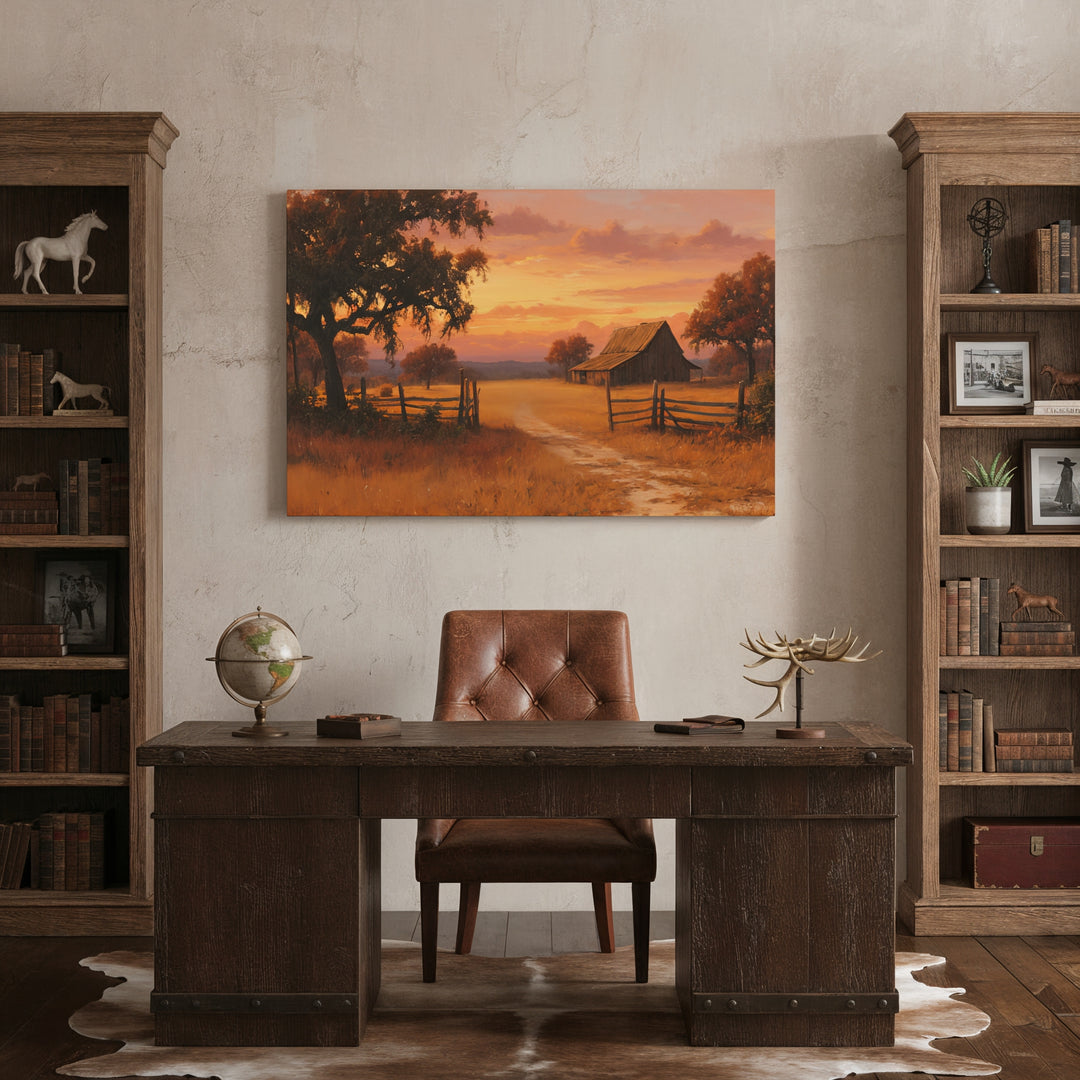 Where Time Rests - Canvas - Texas Cowboy Creations