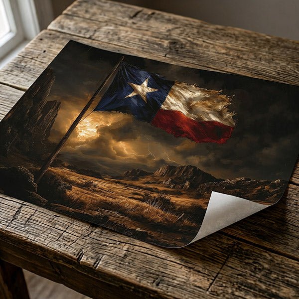 Lone Star Resilience | Fine Art Print - Poster - Texas Cowboy Creations