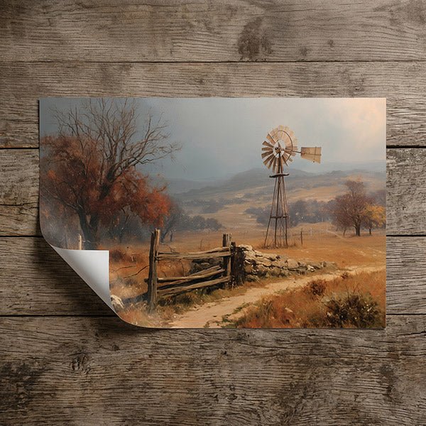 Balcones Autumn | Fine Art Print - Poster - Texas Cowboy Creations