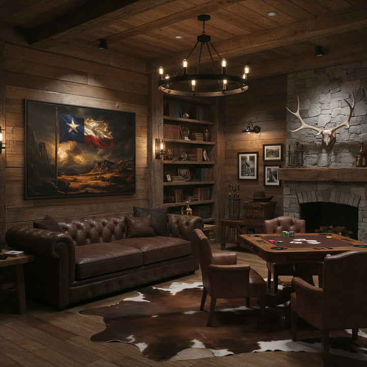 Lone Star Resilience - Canvas - Texas Cowboy Creations