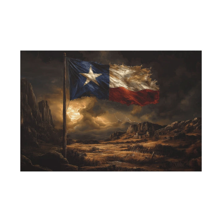 Lone Star Resilience - Canvas - Texas Cowboy Creations