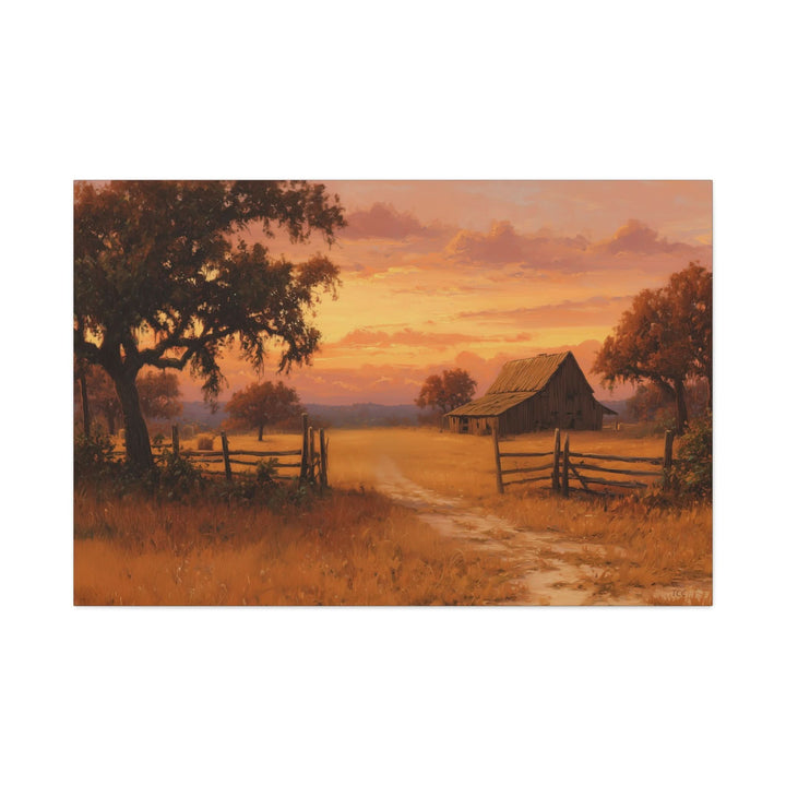Where Time Rests - Canvas - Texas Cowboy Creations