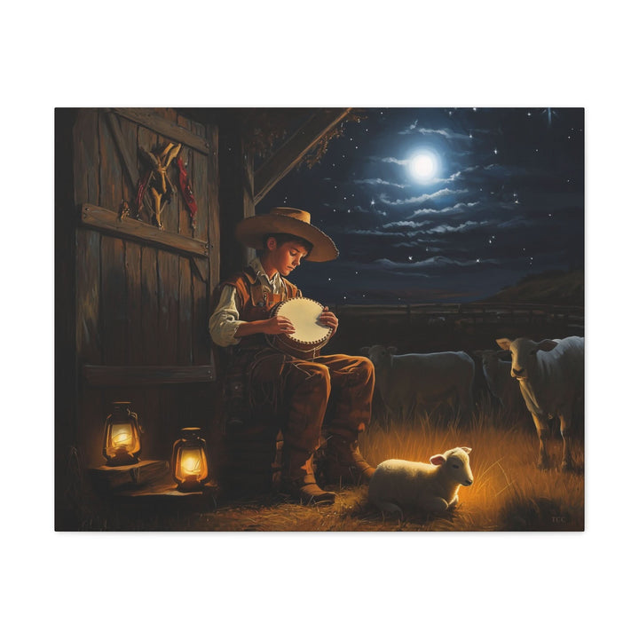 The Shepherd Boy’s Song Canvas - Canvas - Texas Cowboy Creations