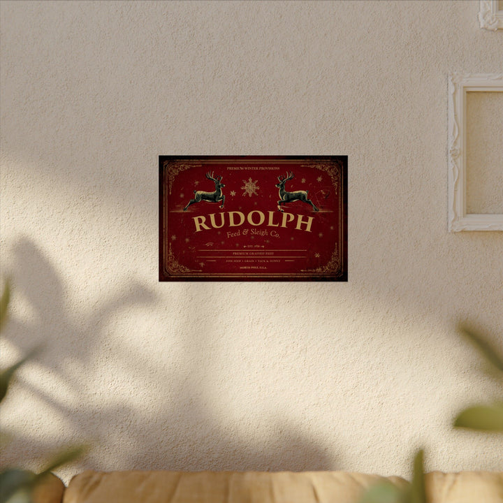 Rudolph Feed & Sleigh Co. | Fine Art Print