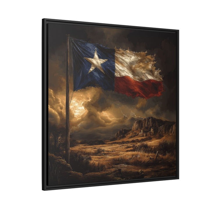 Lone Star Resilience - Framed Horizontal - Texas Cowboy Creations