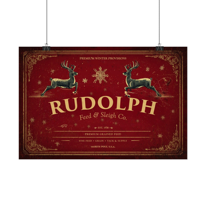 Rudolph Feed & Sleigh Co. | Fine Art Print