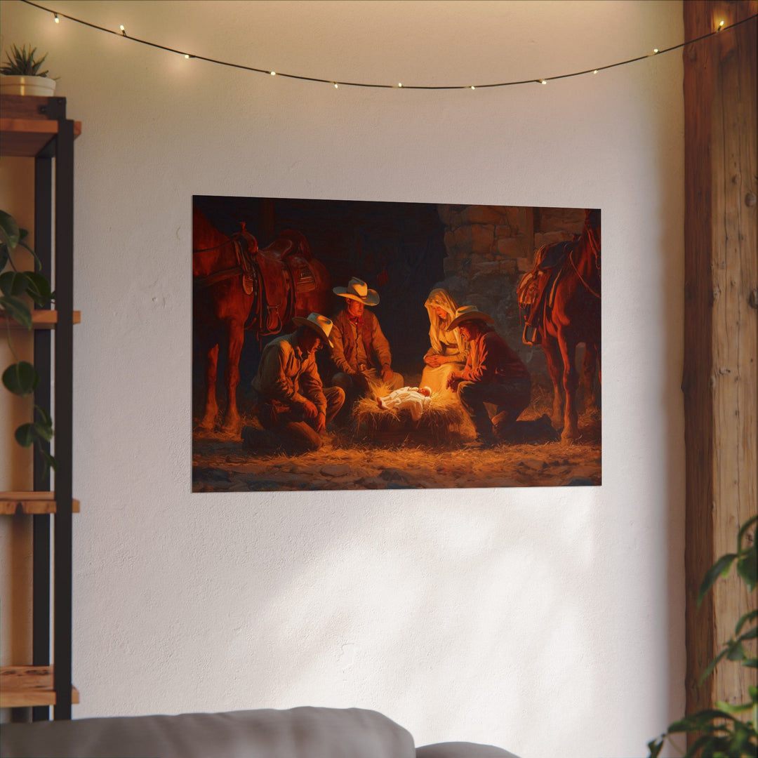 Cowboy Nativity | Fine Art Print