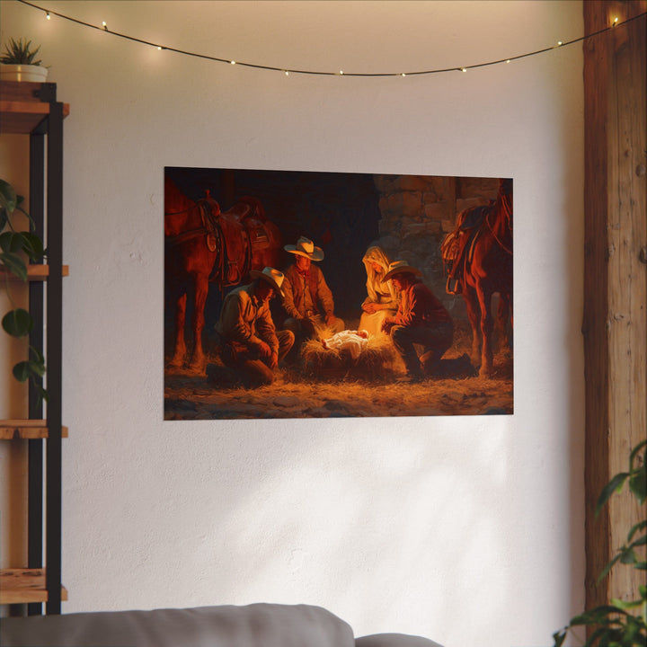 Cowboy Nativity | Fine Art Print