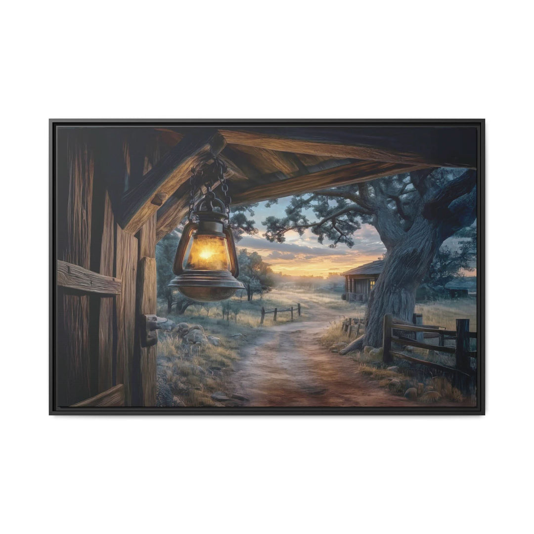 Texas Hill Country Sunset - Canvas - Texas Cowboy Creations