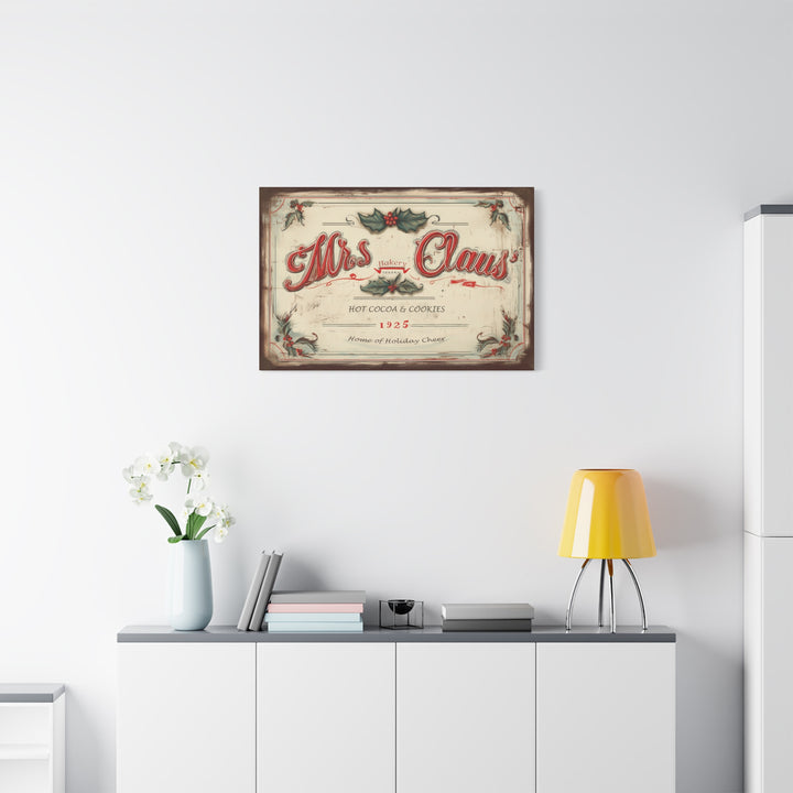 Mrs. Claus’ Bakery Canvas