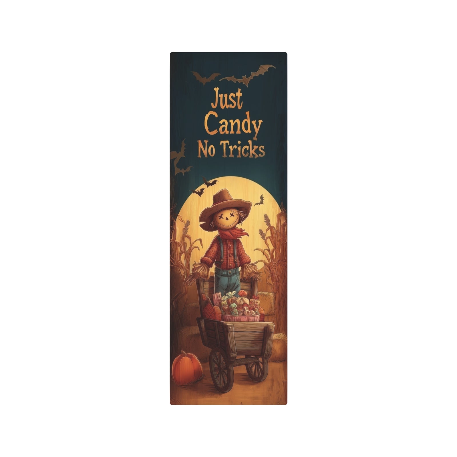 Just Candy No Tricks – Halloween Scarecrow - Texas Cowboy Creations