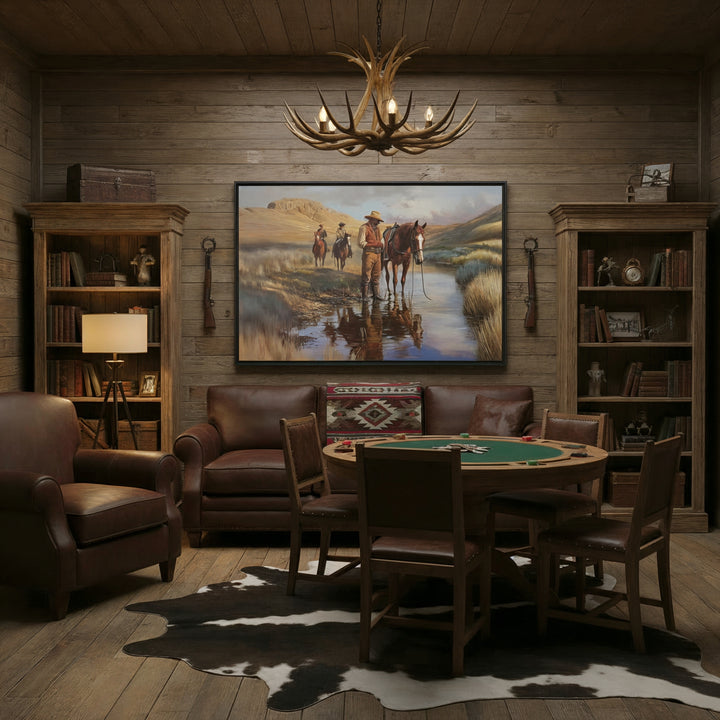 Lone Star Guardians - Canvas - Texas Cowboy Creations