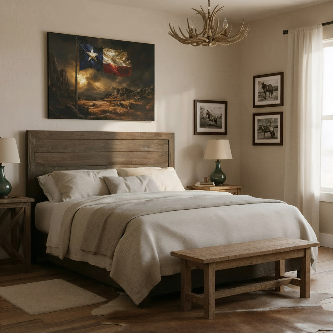 Lone Star Resilience - Canvas - Texas Cowboy Creations