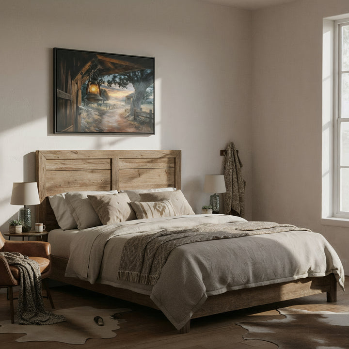 Texas Hill Country Sunset - Canvas - Texas Cowboy Creations