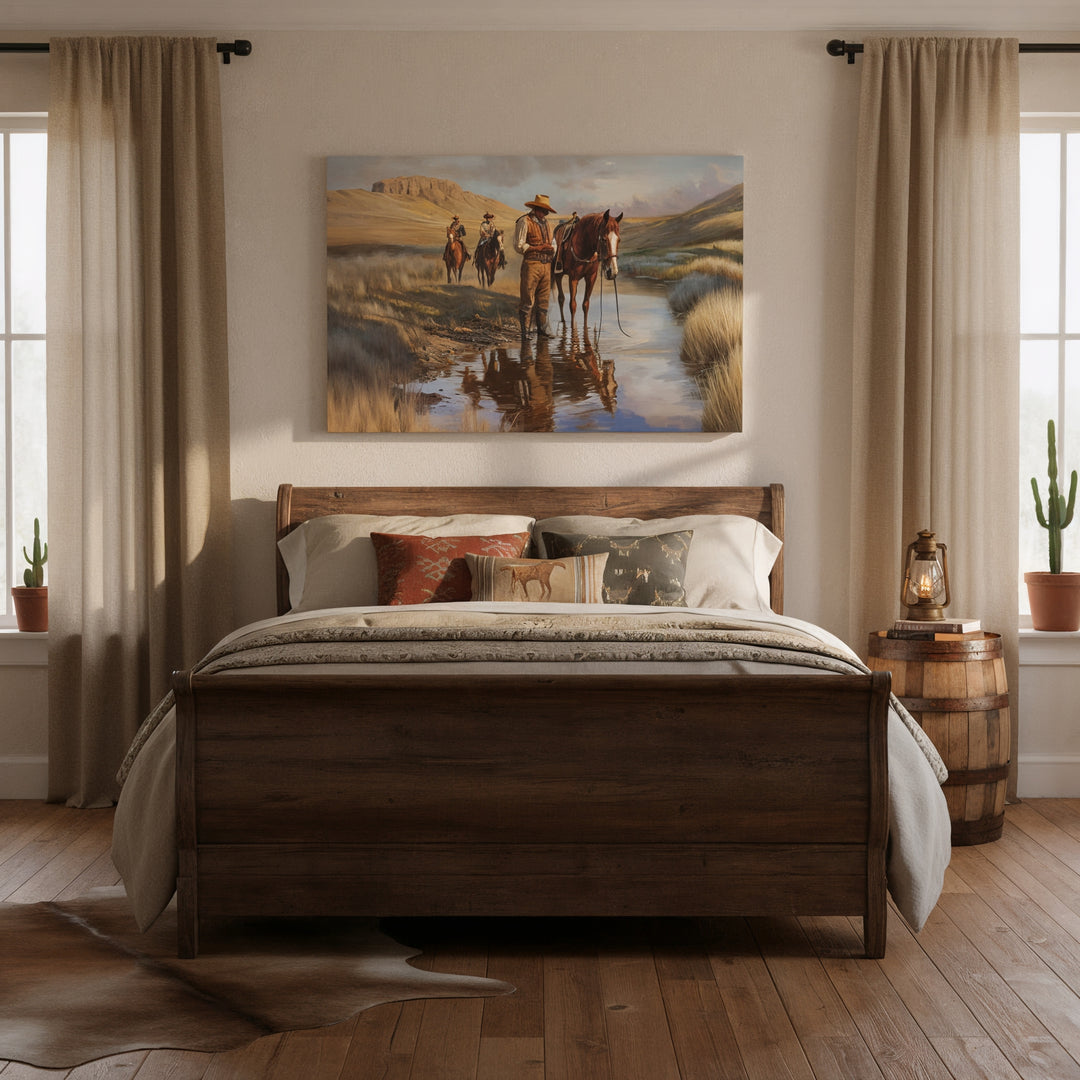Lone Star Guardians - Canvas - Texas Cowboy Creations