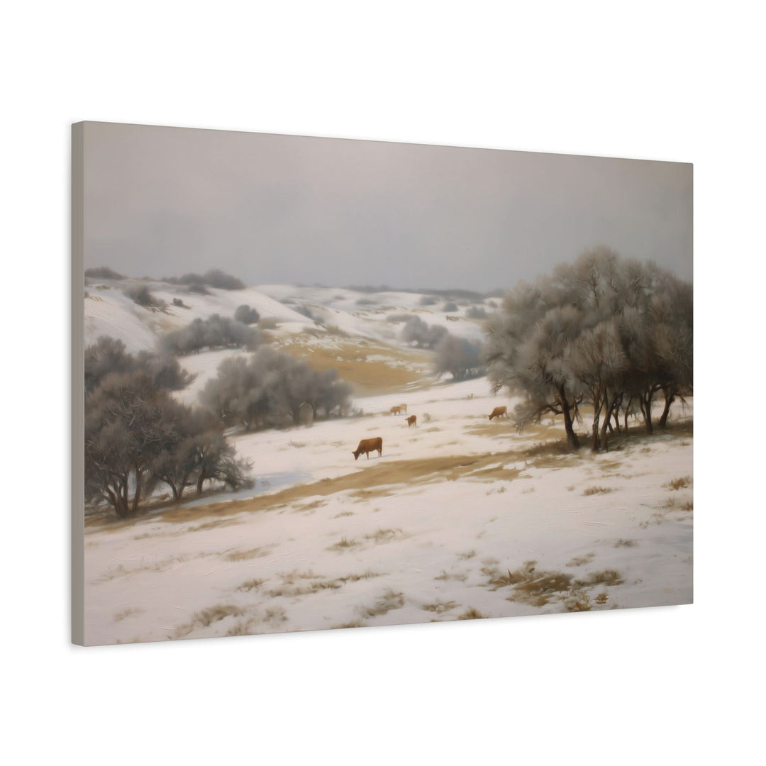 Cold Mornin’ Unframed - Canvas - Texas Cowboy Creations