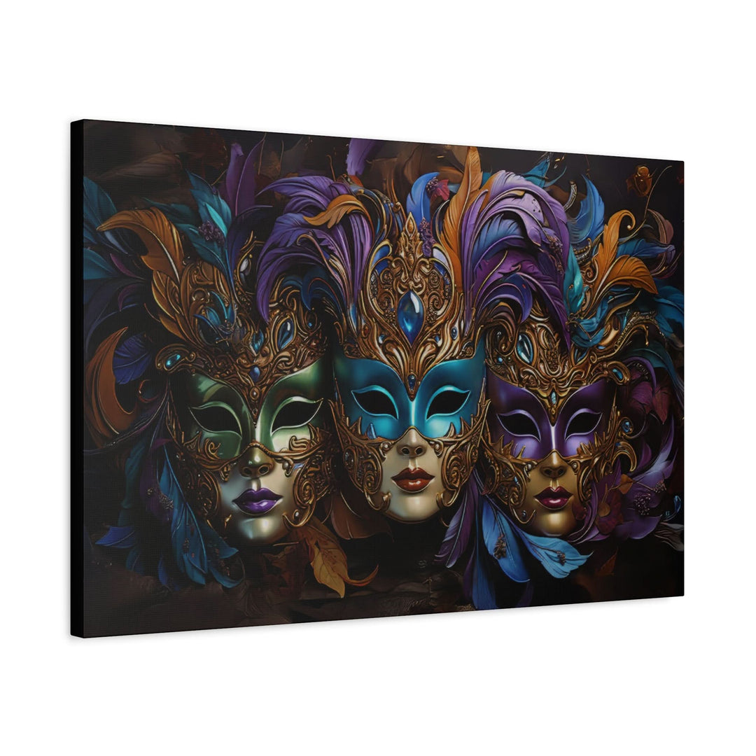 Royal Court of Mardi Gras Matte Canvas - Canvas - Texas Cowboy Creations