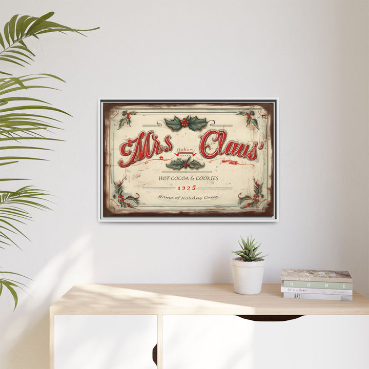 Mrs. Claus’ Bakery Framed