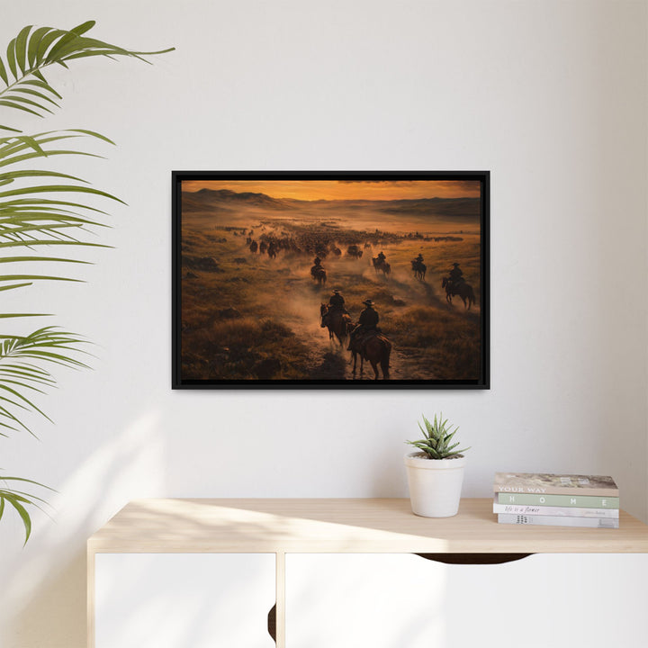 Endless Trails - Horizontal Framed - Texas Cowboy Creations
