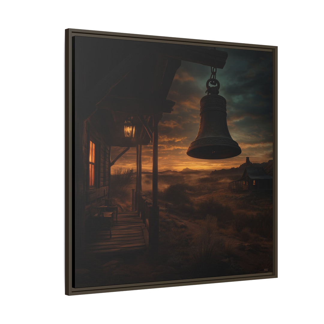 Echoes of the Frontier - Framed Square - Texas Cowboy Creations