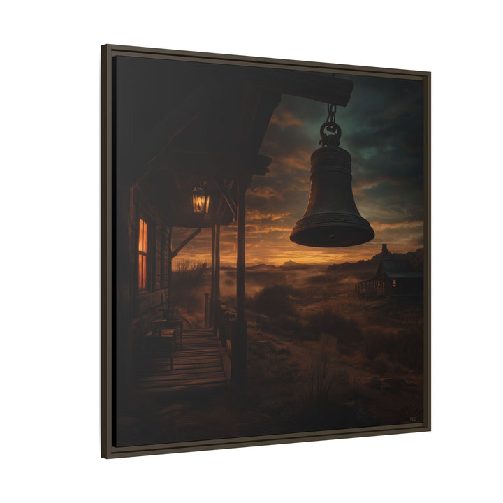 Echoes of the Frontier - Framed Square - Texas Cowboy Creations